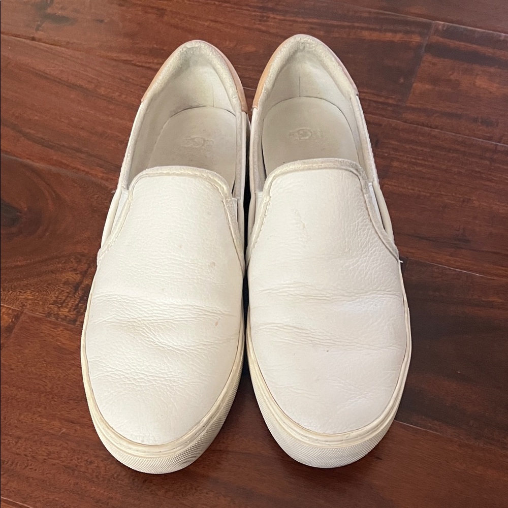 UGG Women's White Slip-On Sneakers